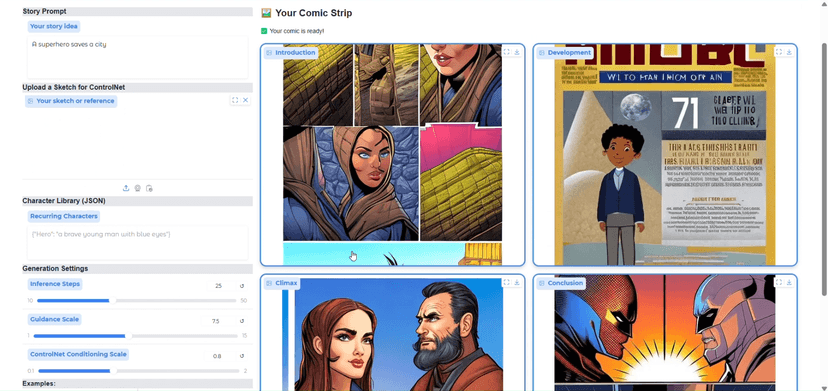 Comic Crafter AI